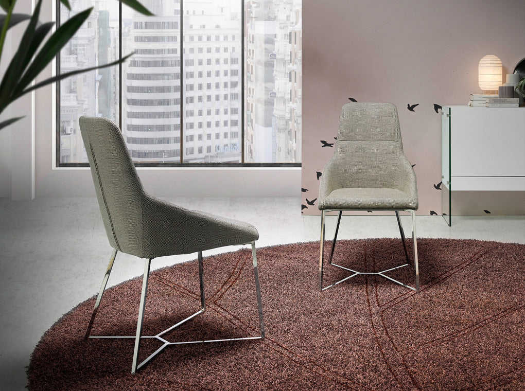 Scaun de Masa Maro Tapitat cu Material Textil Angel Cerda
