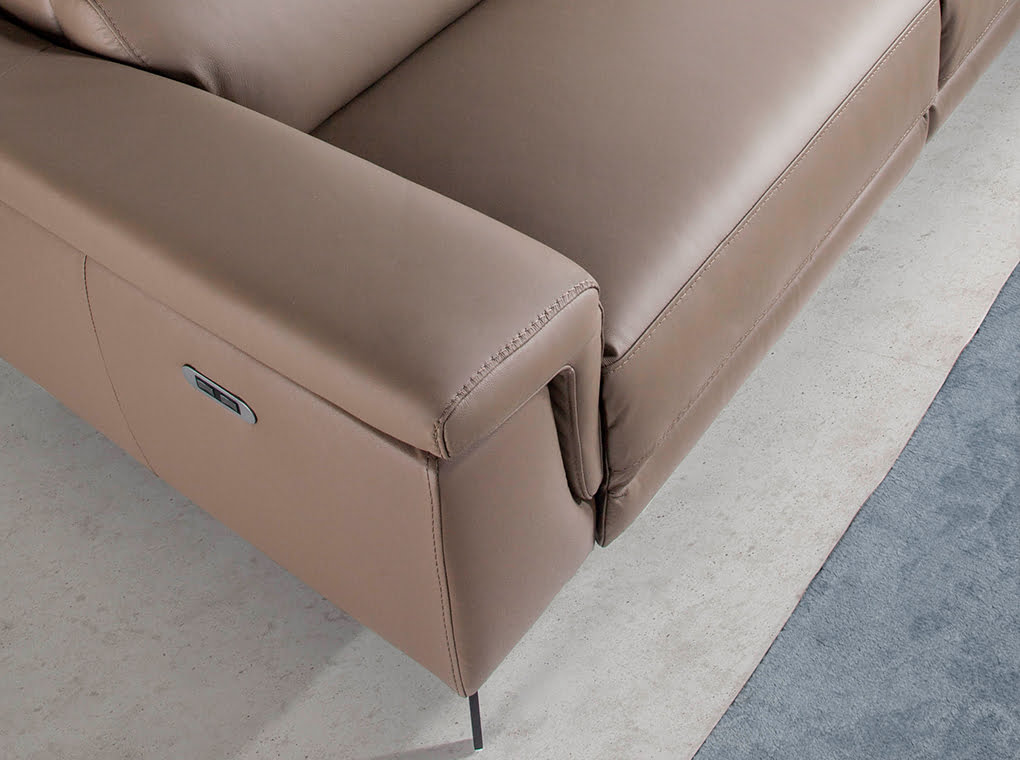 Canapea Moderna din Piele de Vaca Model 6106 Angel Cerda
