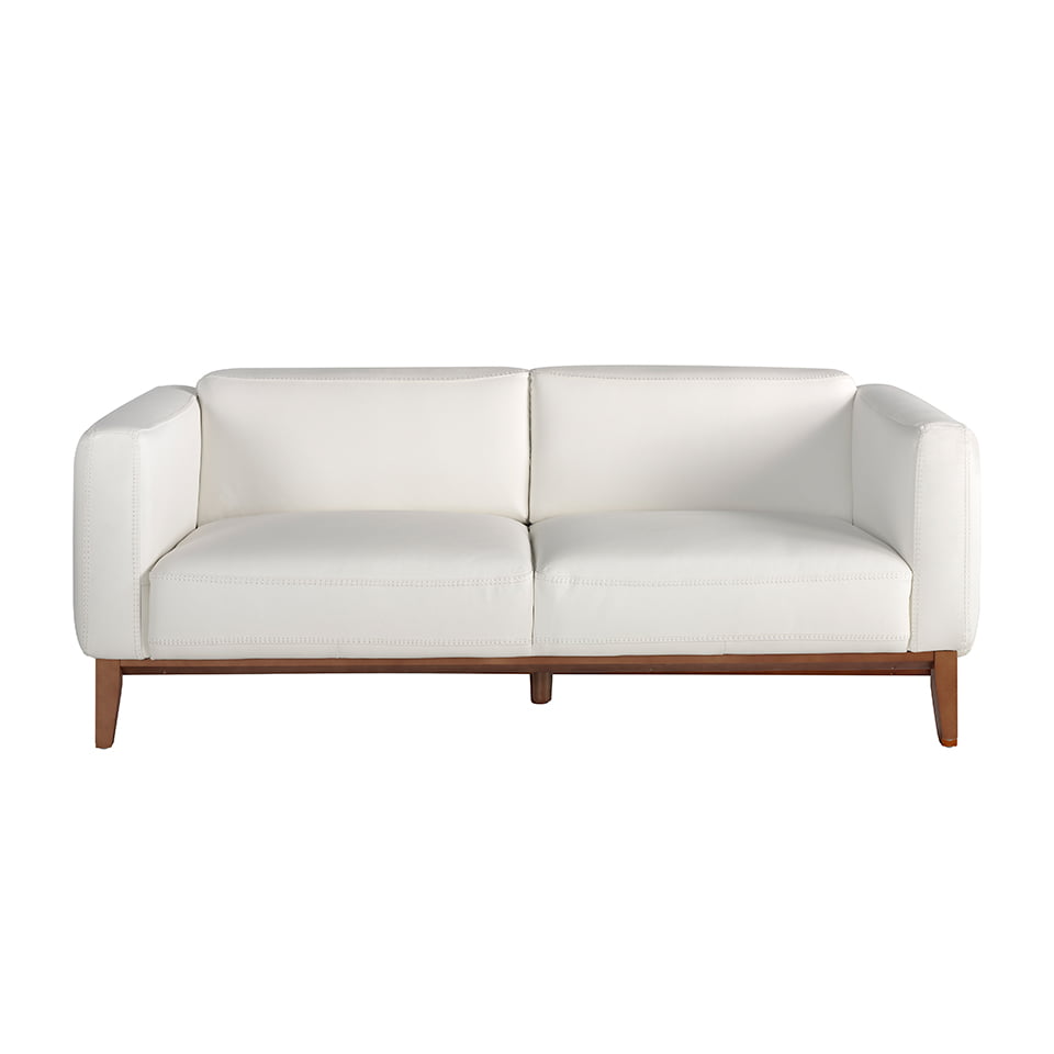 Canapea de Design Modern Tapitata cu Piele Alba Angel Cerda