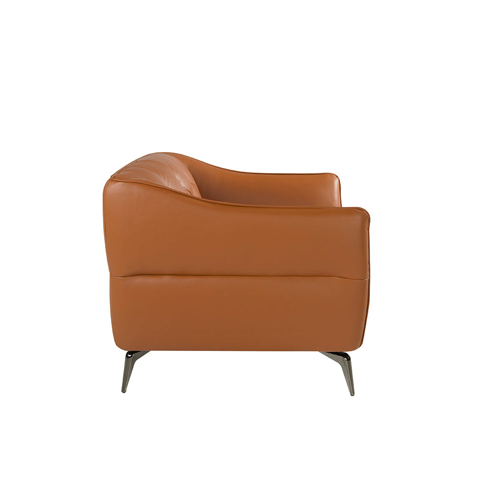 Canapea de Design Modern Tapitata in Piele Maro Angel Cerda