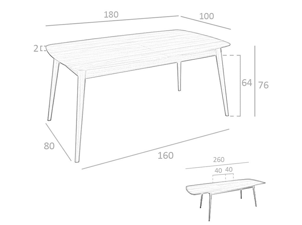 Masa de Dining Extensibila din Nuc Angel Cerda