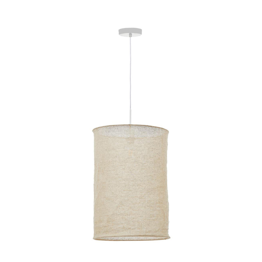 Abajur bej din fibre naturale 40 cm Mariela Kave Home