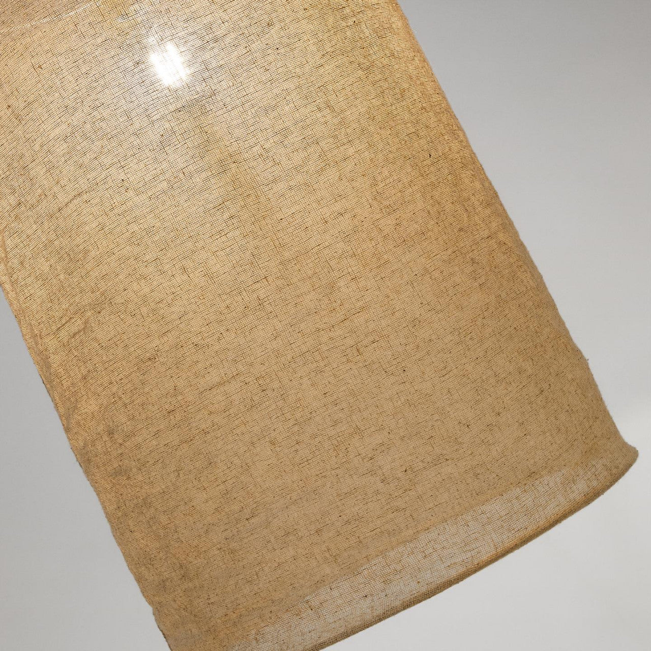 Abajur bej din fibre naturale 40 cm Mariela Kave Home