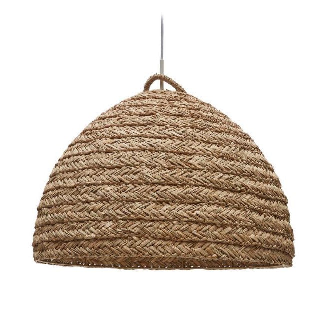 Abajur maro din fibre naturale Fonteta Round Kave Home