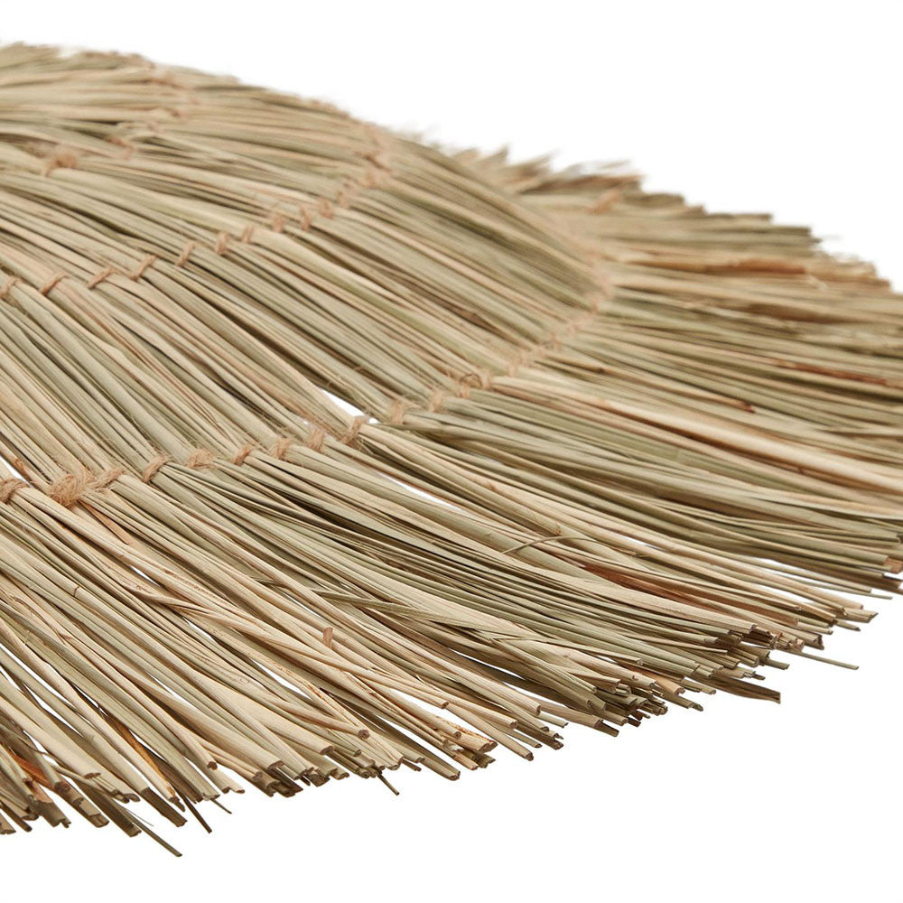 Abajur maro din fibre naturale Gualta Kave Home