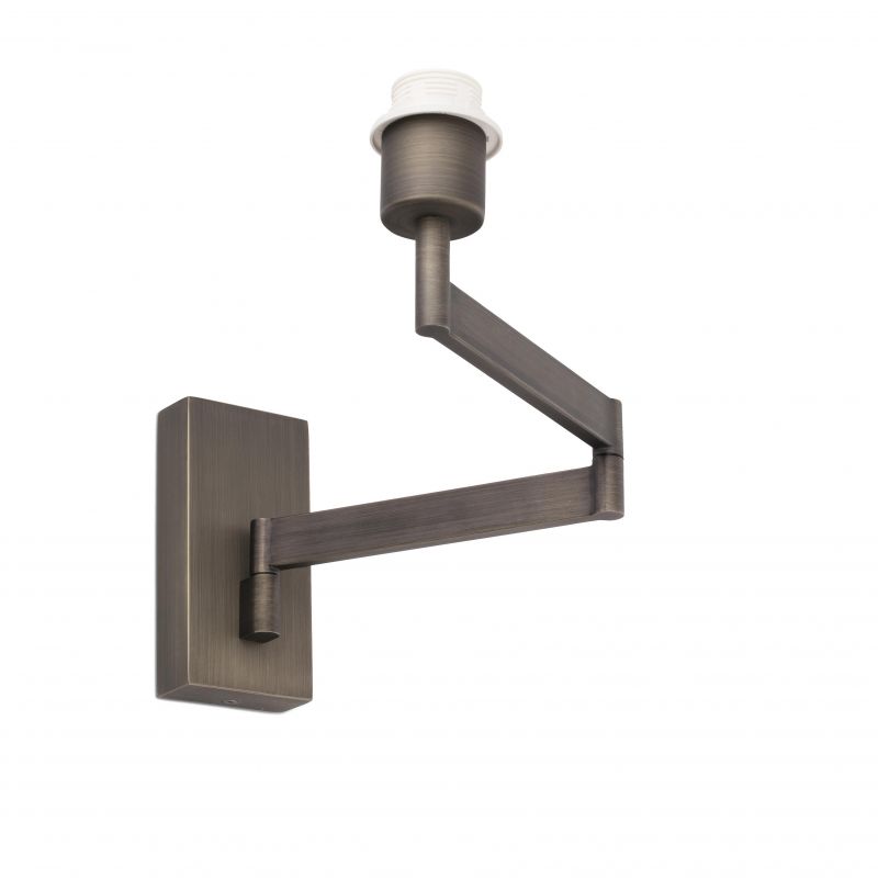 Aplica cu brat articulat stil clasic design elegant ARTIS-2 bronz/alb
