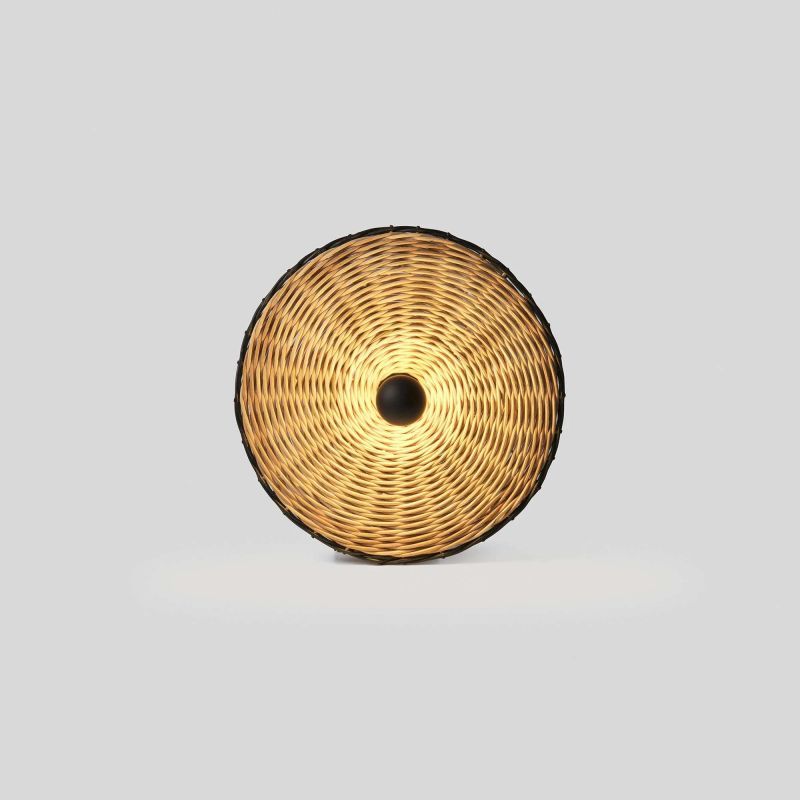 Aplica de perete/tavan design natural din ratan COSTAS 40cm