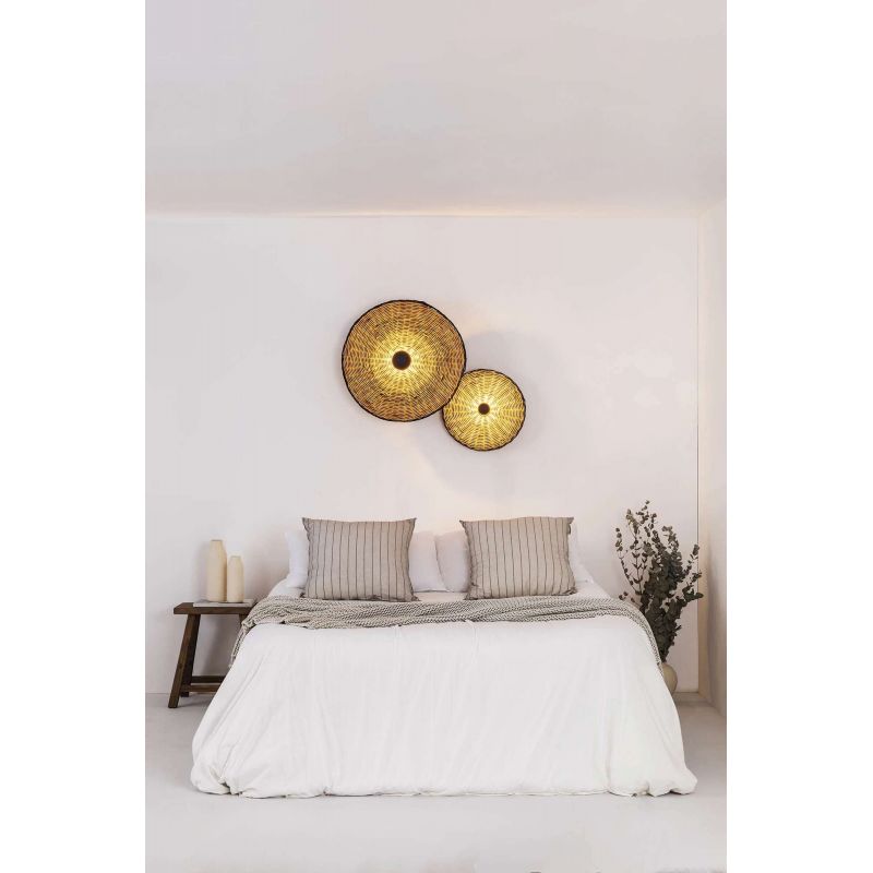Aplica de perete/tavan design natural din ratan COSTAS 40cm