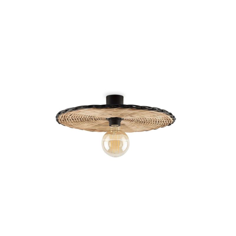 Aplica de perete/tavan design natural din ratan COSTAS 40cm