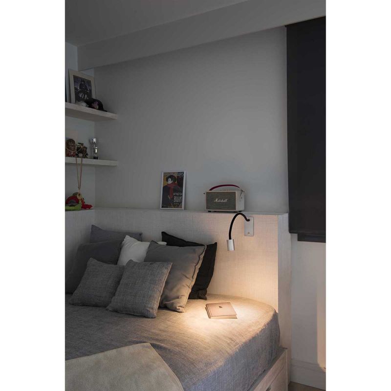 Aplica LED cu reader design modern minimalist LESER