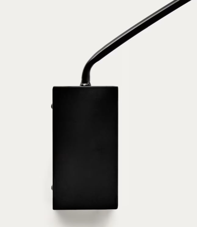 Aplica neagra din metal Kally Kave Home