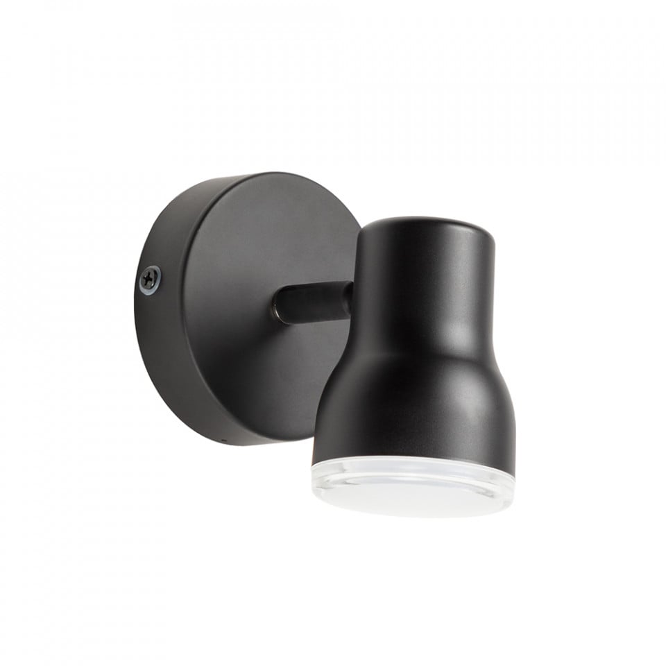 Aplica neagra din metal Tehila Kave Home