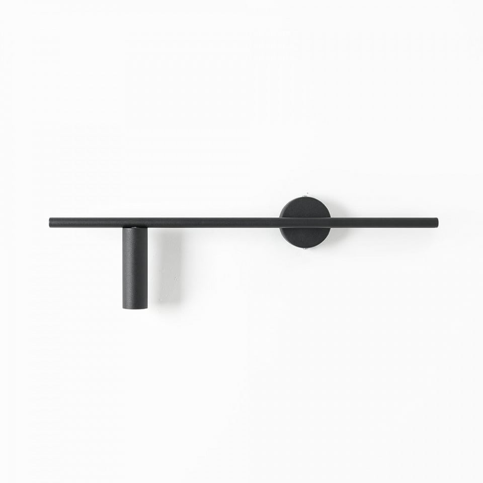 Aplica neagra din metal Trevo Left Aldex