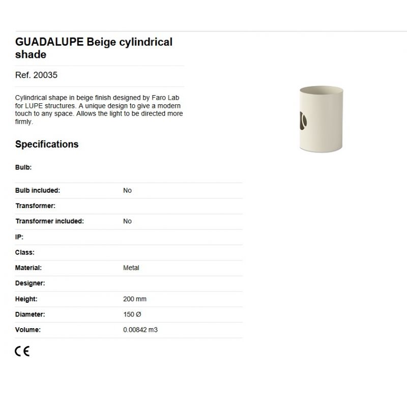 Aplica perete cu reader LED design modern GUADALUPE bej