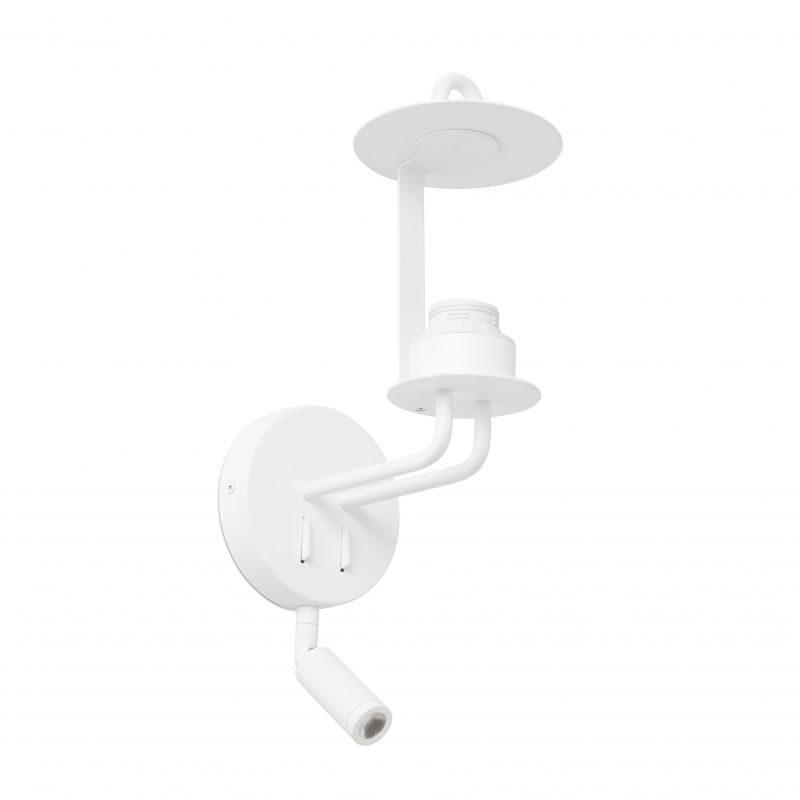Aplica perete cu reader LED moderna design elegant MONTREAL alba