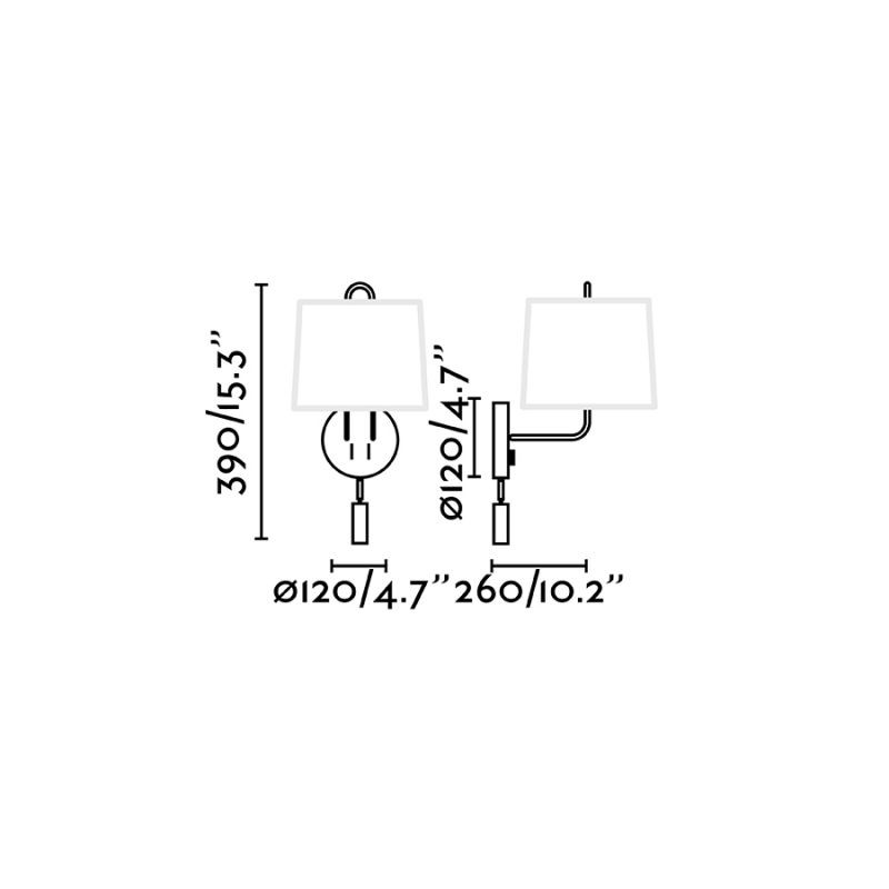 Aplica perete cu reader LED moderna design elegant MONTREAL alba