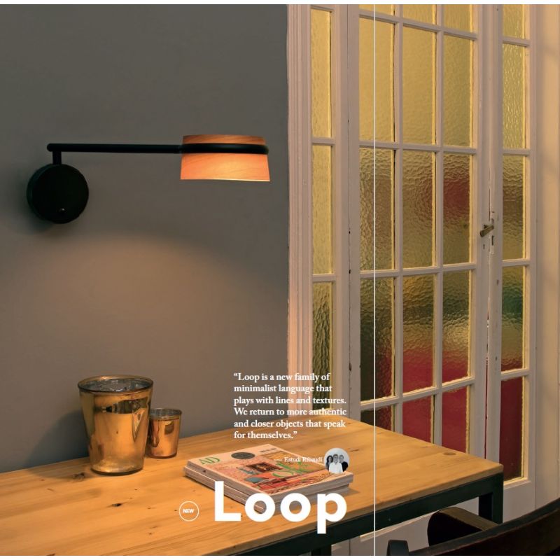 Aplica perete LED dimabila design deosebit LOOP I