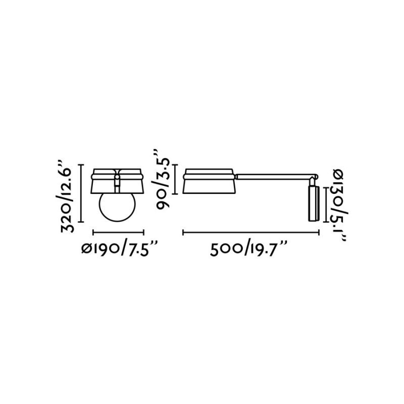 Aplica perete LED dimabila design deosebit LOOP I