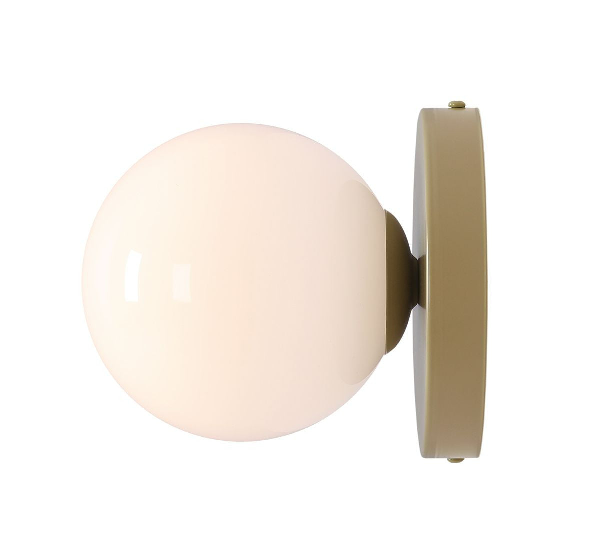 Aplica verde fistic/alba din metal Ball Aldex
