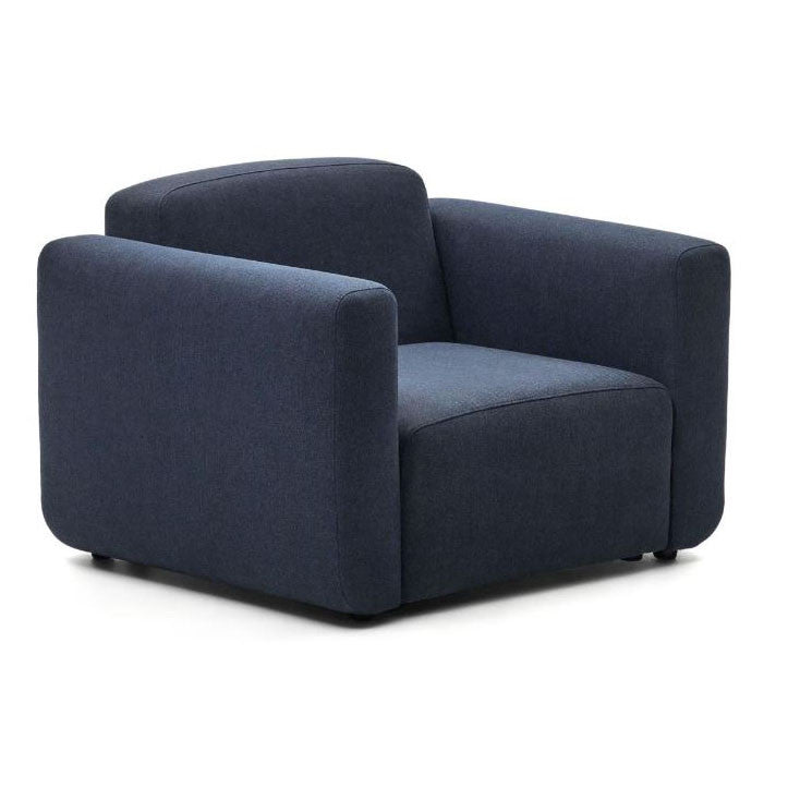 Fotoliu albastru din textil Neom Kave Home