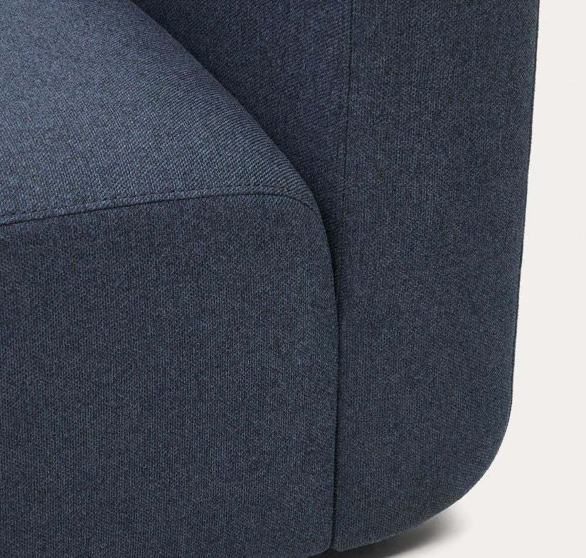 Fotoliu albastru din textil Neom Kave Home