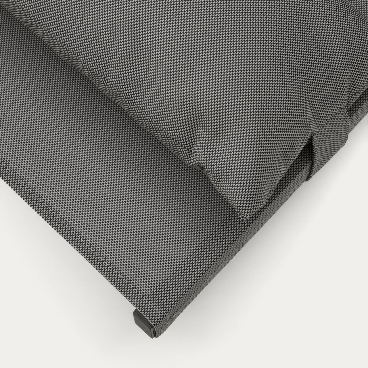 Fotoliu exterior pliabil negru din metal Canutells Kave Home