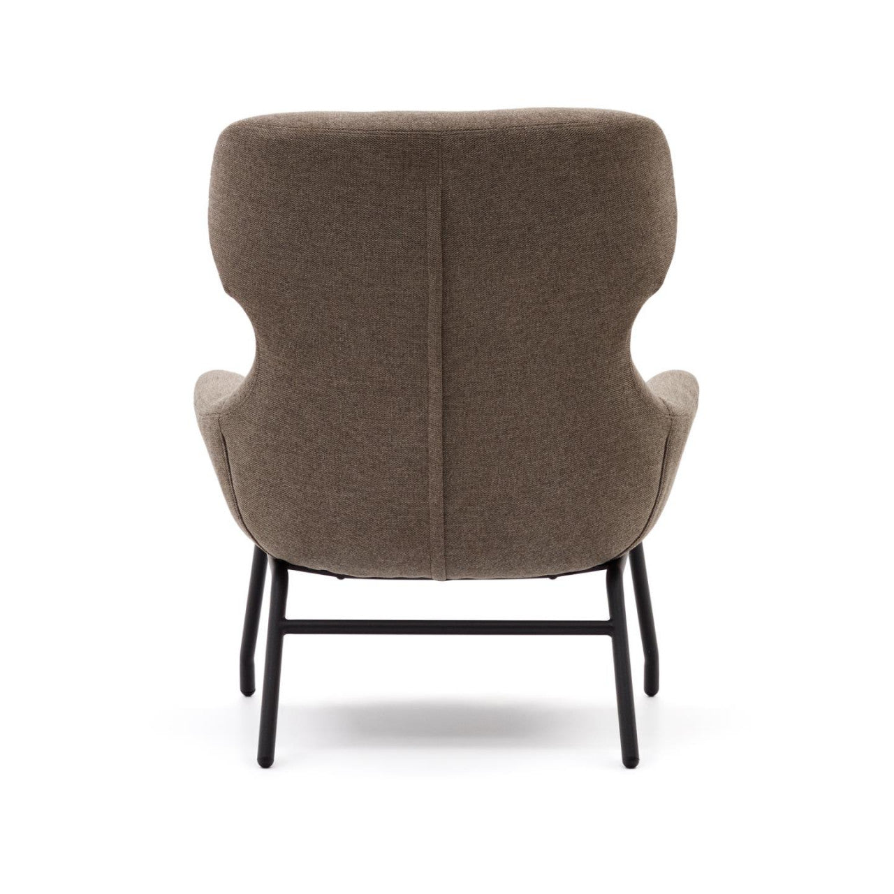 Fotoliu maro din textil Belina Kave Home