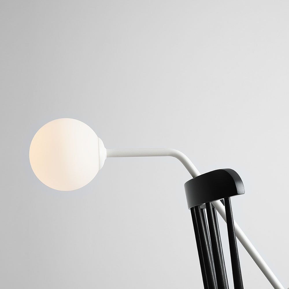 Lampa birou alba din metal 62 cm Pure Aldex