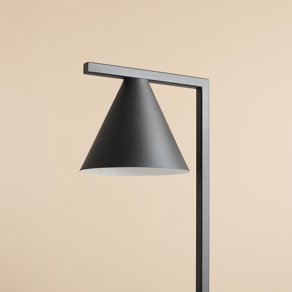 Lampa birou neagra din metal 40 cm Form Aldex