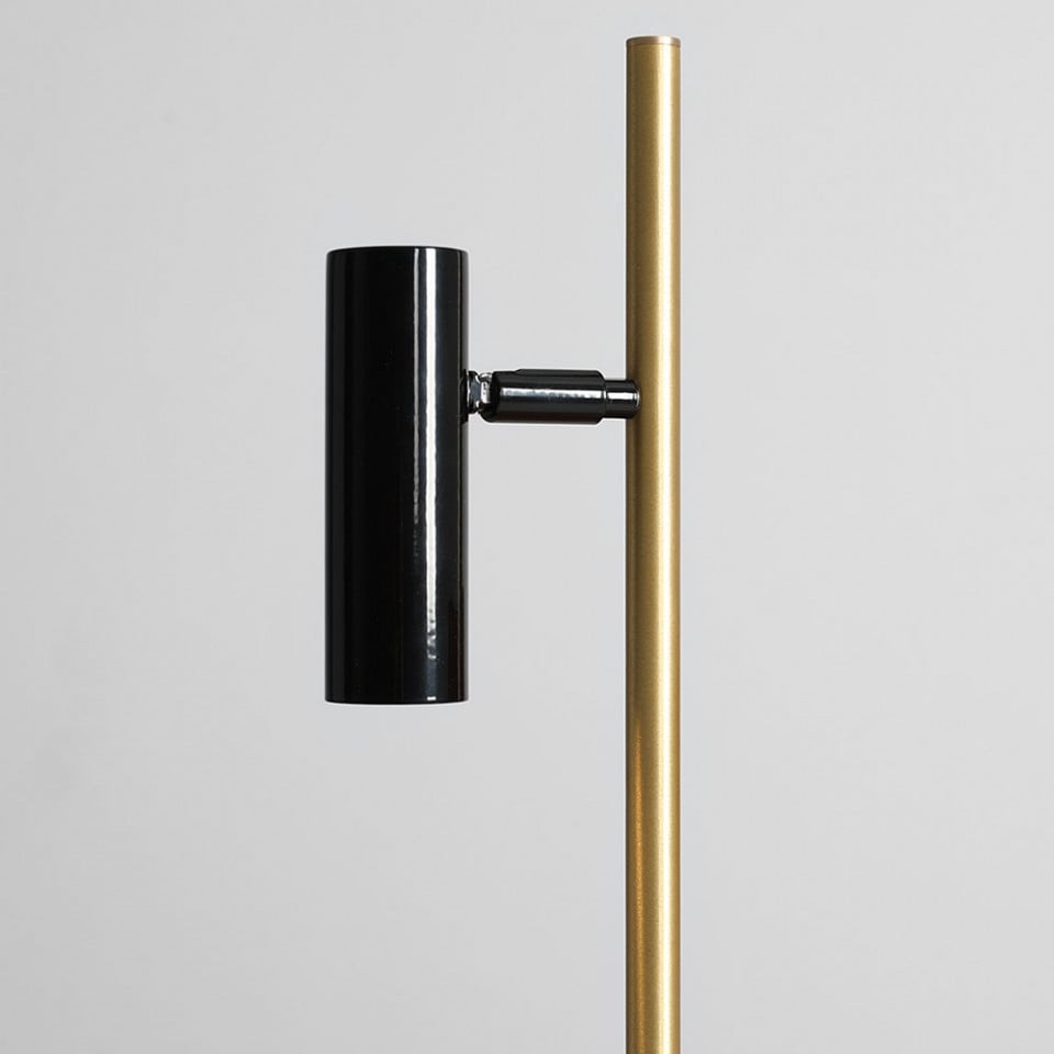 Lampa birou neagra/maro alama din metal 54 cm Trevo Aldex