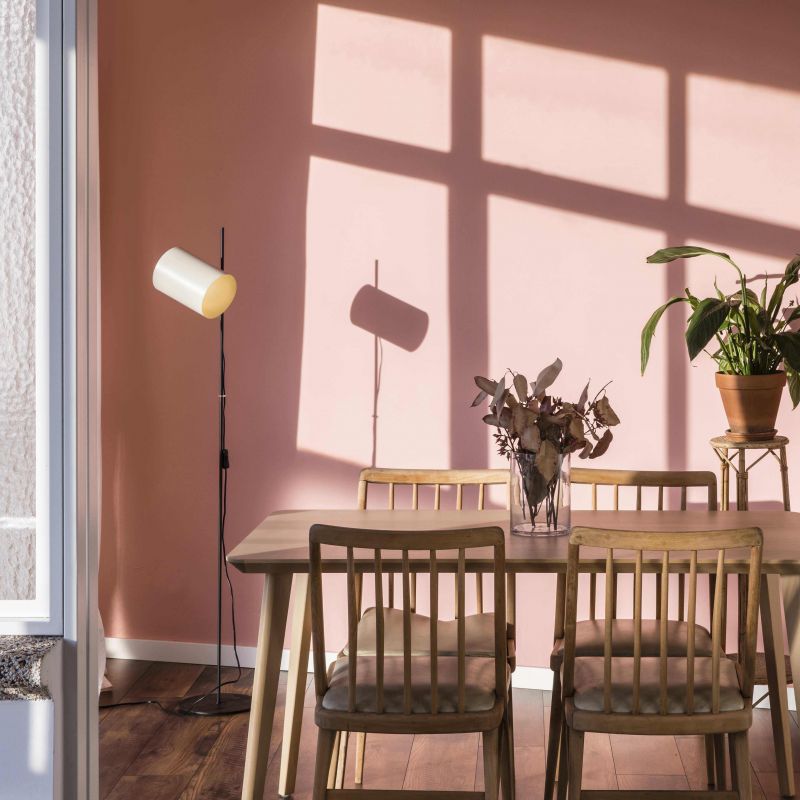 Lampa de podea orientabila design modern GUADALUPE bej