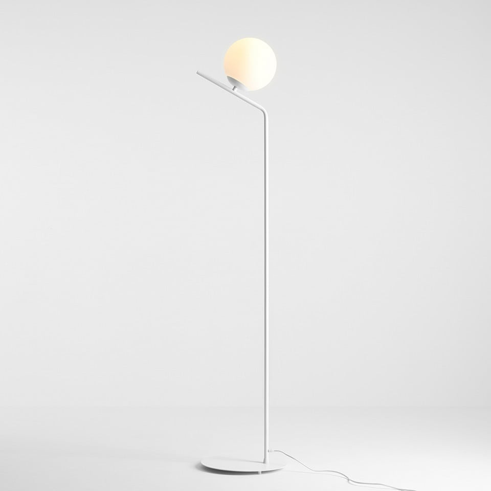 Lampadar alb din metal 161 cm Gallia Aldex