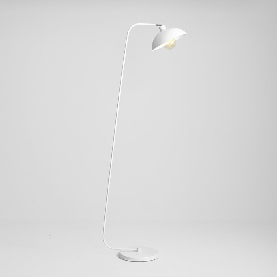 Lampadar alb din metal 165 cm Espace Aldex