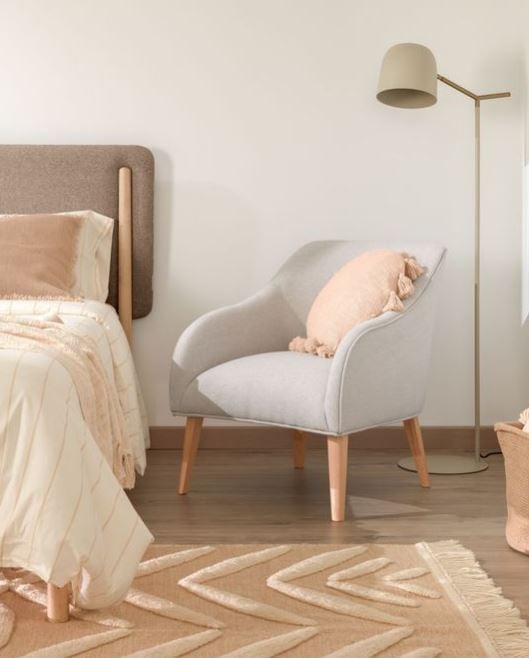 Lampadar crem din metal 138 cm Alish Kave Home