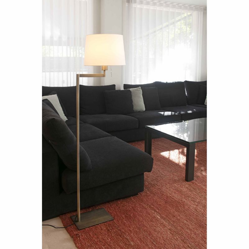 Lampadar / Lampa de podea design elegant ARTIS bronz/alb