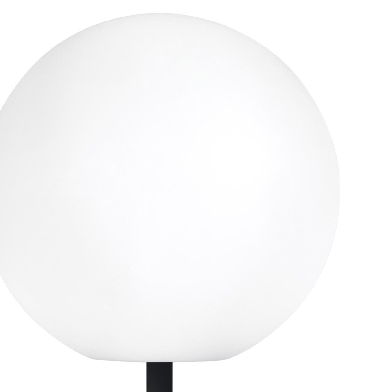 Lampadar portabil alb/negru din metal 120 cm Dinesh Kave Home