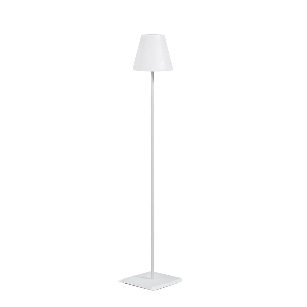 Lampadar solar alb din metal 120 cm Amaray Kave Home