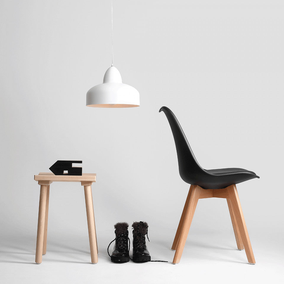 Lustra alba din metal Como Aldex