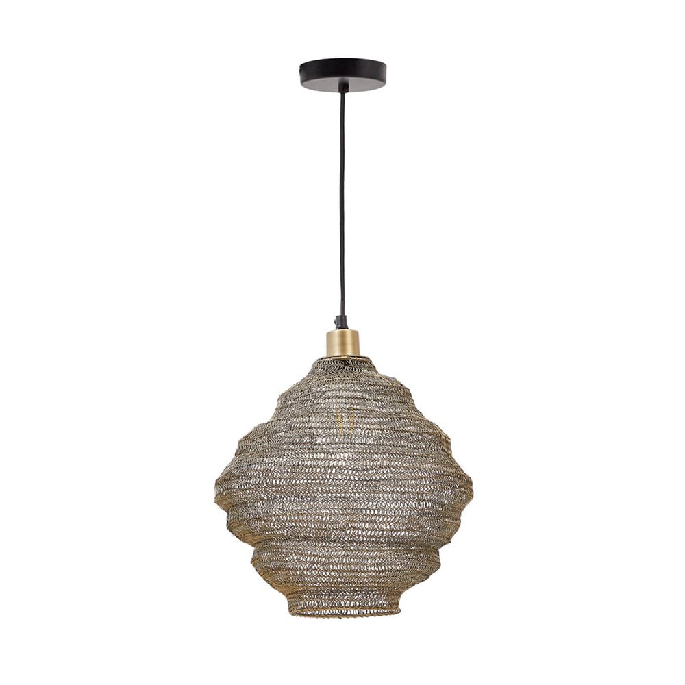 Lustra aurie din metal Sarraco Kave Home