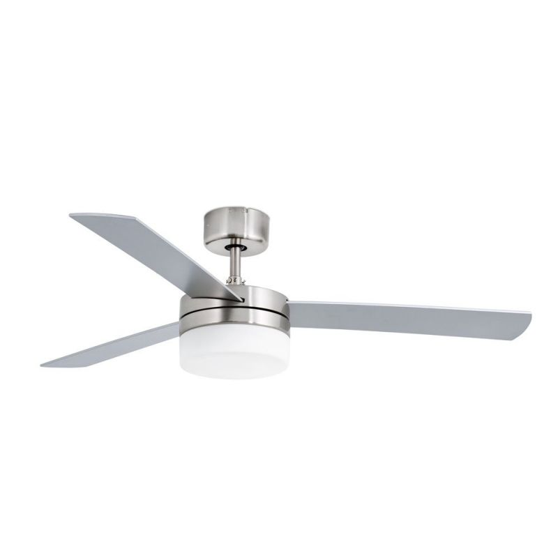 Lustra cu ventilator si telecomana PANAY nichel