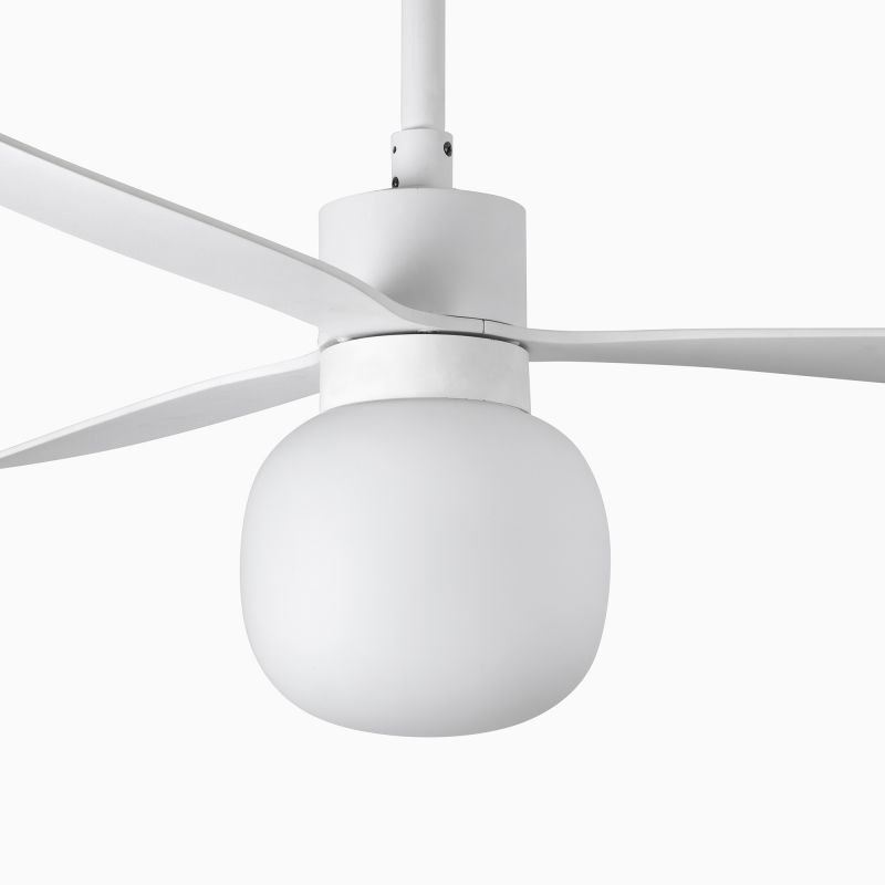 Lustra cu Ventilator si telecomanda AMELIA L BALL LED alb