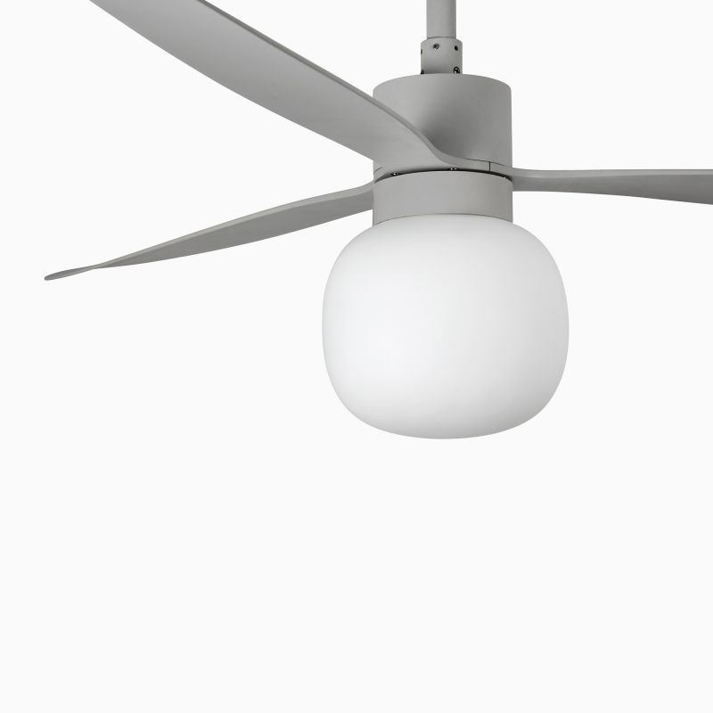 Lustra cu Ventilator si telecomanda AMELIA L BALL LED gri