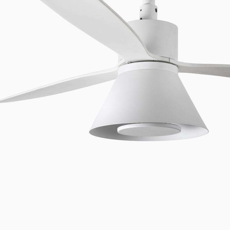 Lustra cu Ventilator si telecomanda AMELIA L CONE LED alb