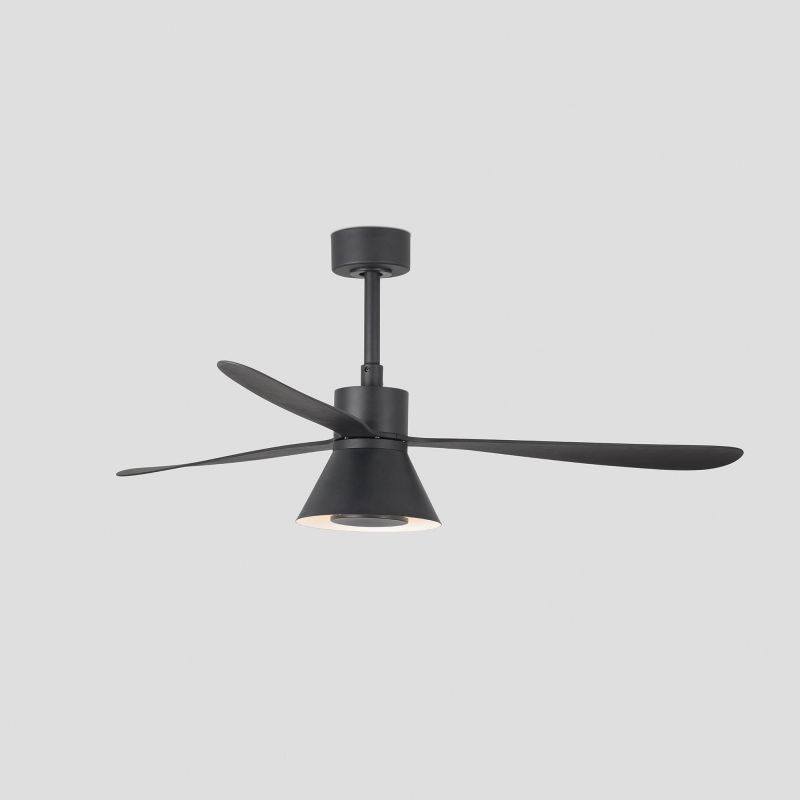 Lustra cu Ventilator si telecomanda AMELIA L CONE LED negru