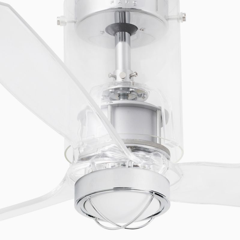 Lustra cu Ventilator si telecomanda MINI TUBE M transparent