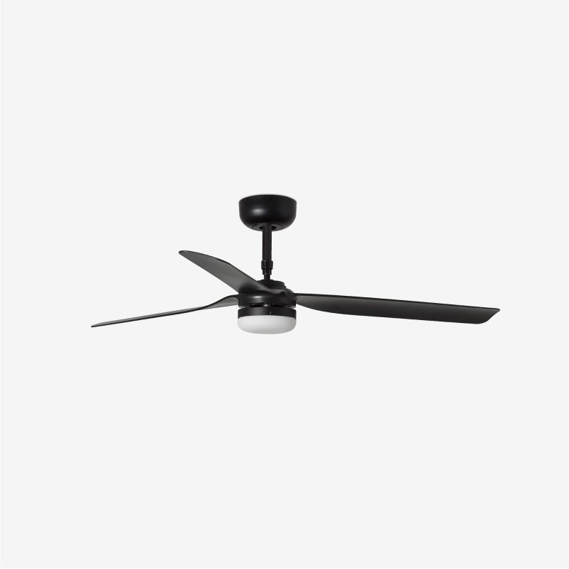 Lustra cu Ventilator si telecomanda PUNT M LED negru