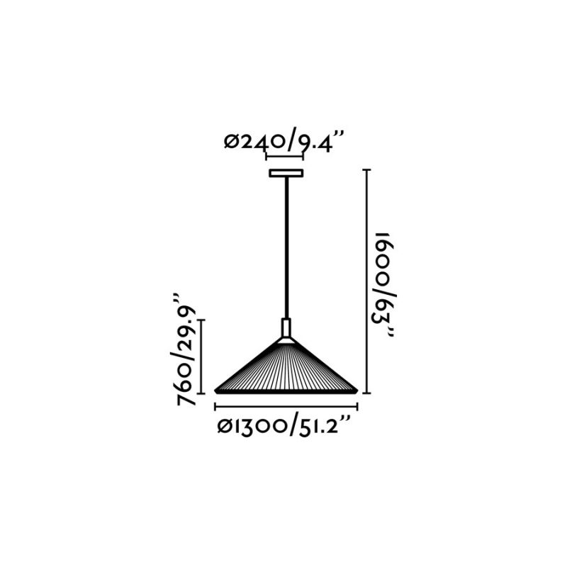 Lustra decorativa design XXL HUE ivory