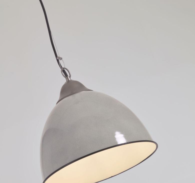 Lustra gri din metal Neus Kave Home