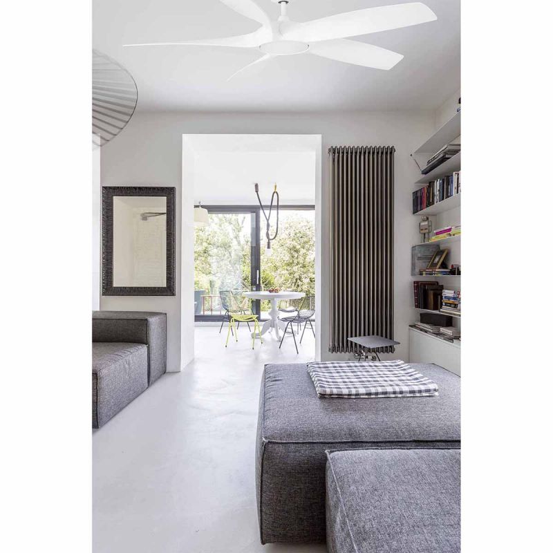 Lustra LED cu Ventilator si telecomanda COCOS alb