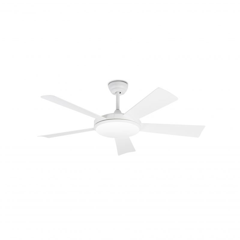 Lustra LED cu Ventilator si telecomanda design modern SAONA alb
